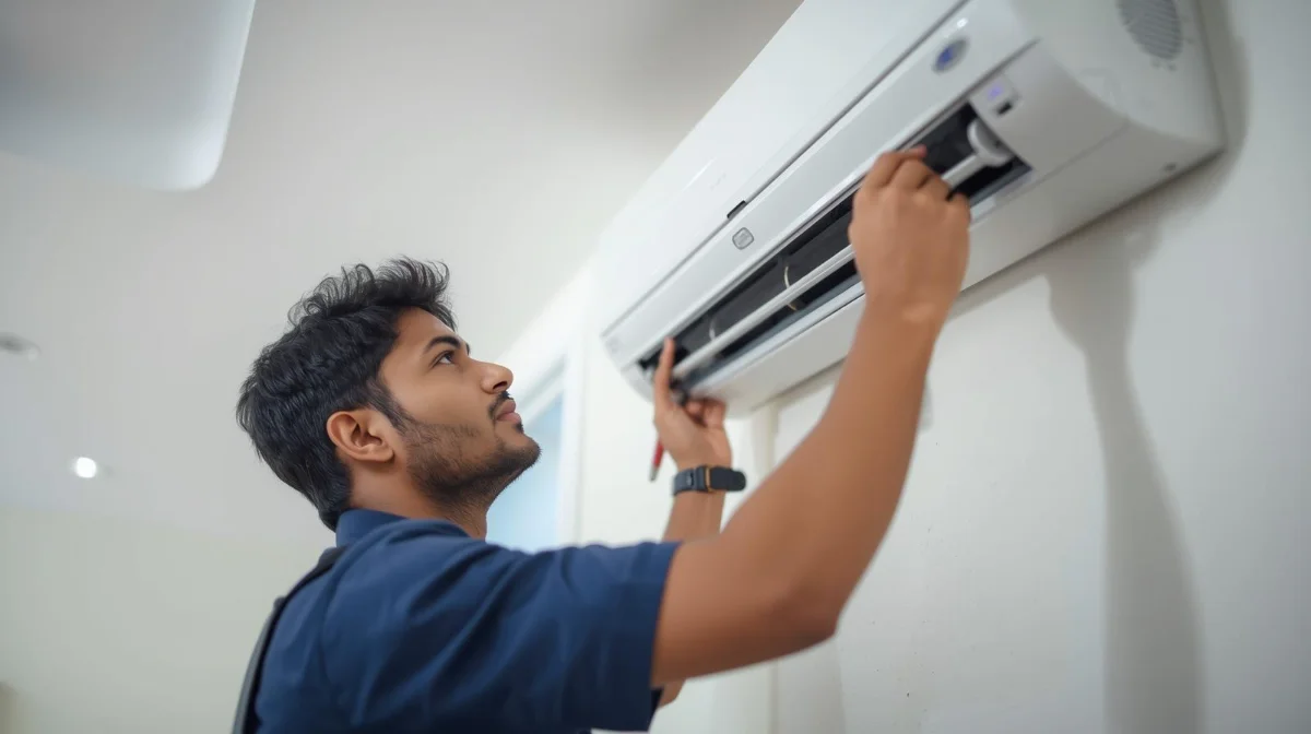 Air-conditioning installation work by AC Tech